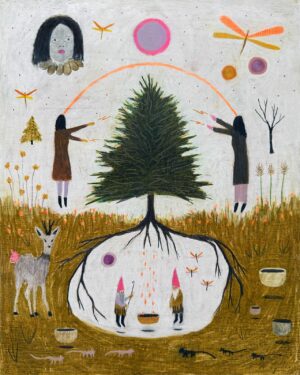 Winter gods, seasonal telepathy - Print